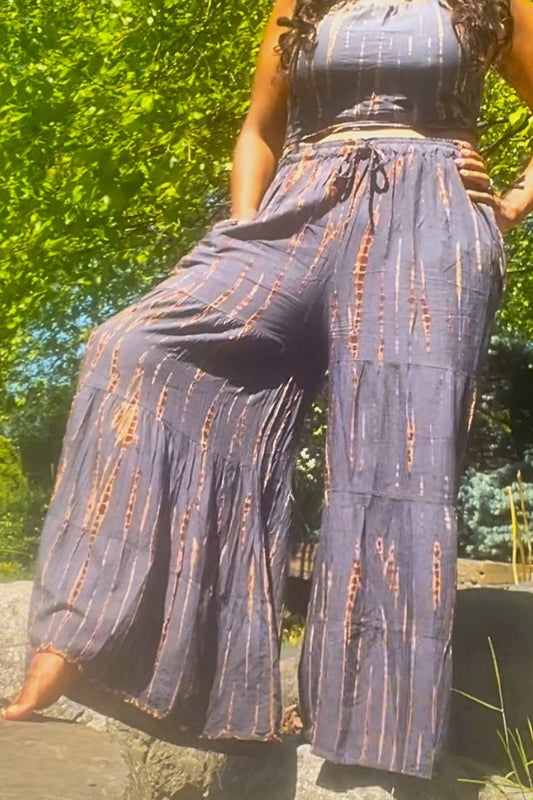 Thalia Pants in Blue Agave