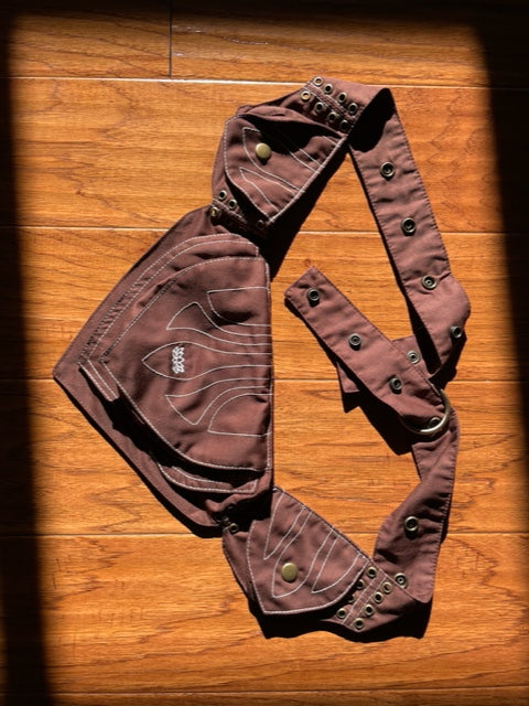 5 Pocket Belt in Chocolate