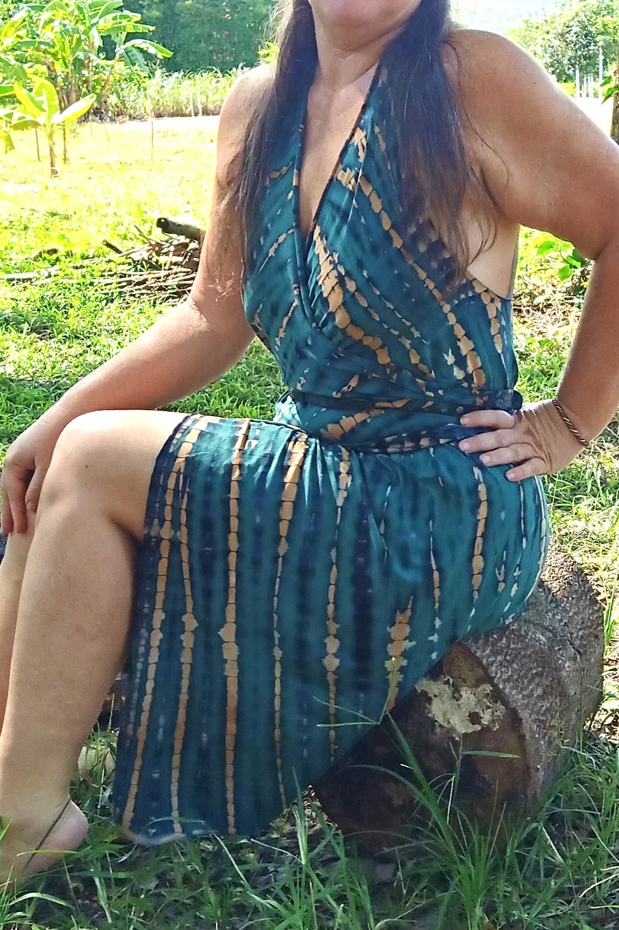 backless vest dress DULA Good Home Cozy Relaxation/Sexy Backless I-shaped Vest Dress Women Lee Nhi Boutique