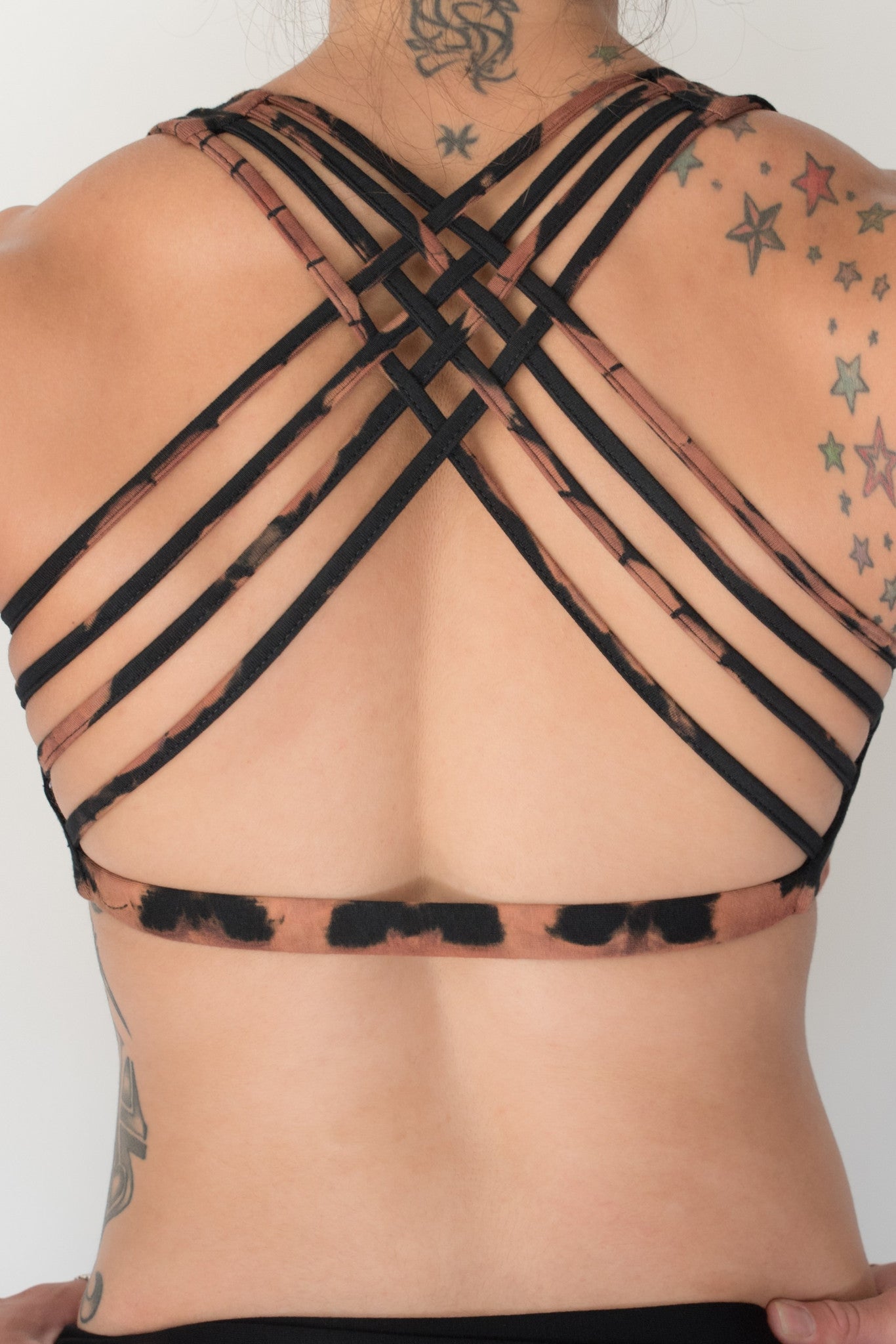 Fire Tie Dye Baru Sports Bra