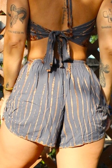 Blue Agave Baggy Shorts