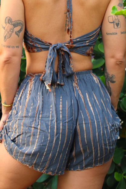 Blue Agave Baggy Shorts