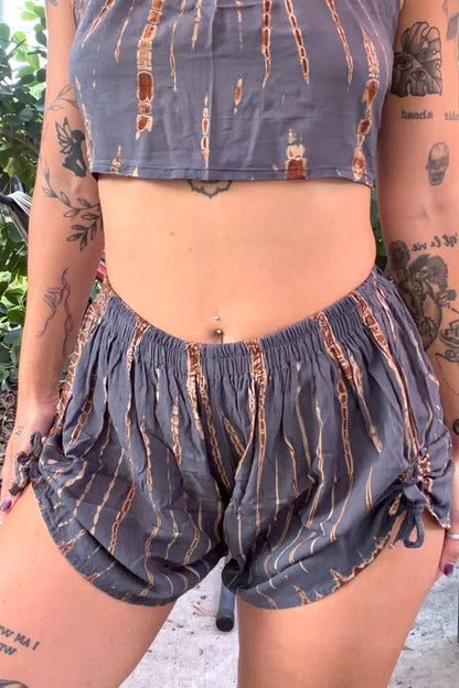 Blue Agave Baggy Shorts