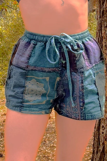 Short Patchwork Shorts
