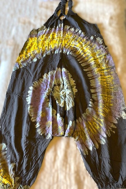 Blue Yellow Swirl Jumpsuit