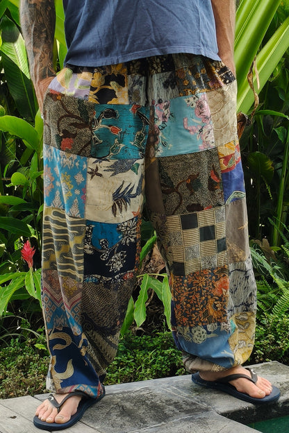 Cotton Bali Patchwork Joggers
