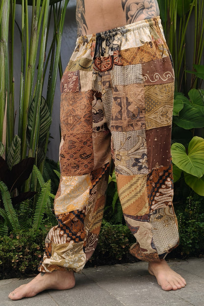 Cotton Bali Patchwork Joggers