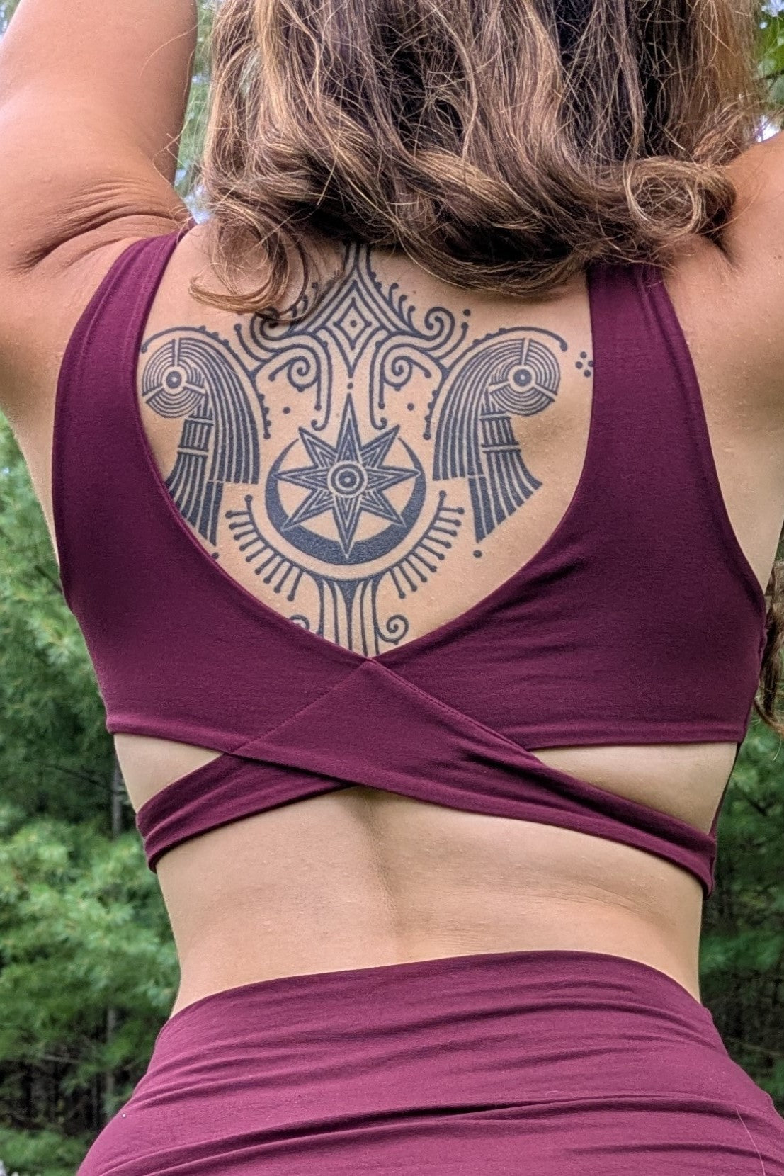 Burgundy Dakini Bra Top
