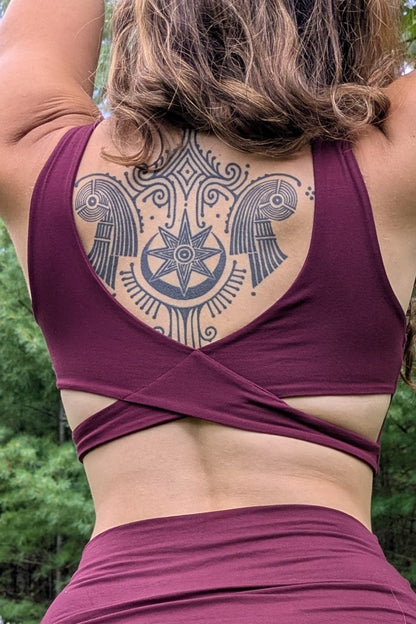 Burgundy Dakini Bra Top