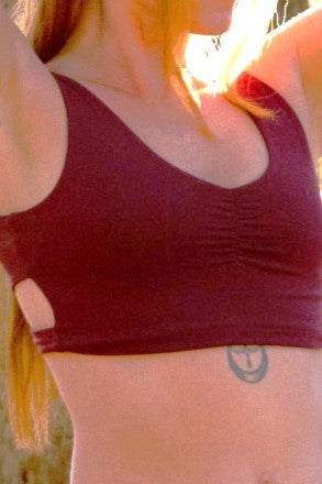 Burgundy Dakini Bra Top