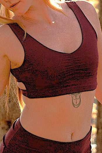 Burgundy Dakini Bra Top