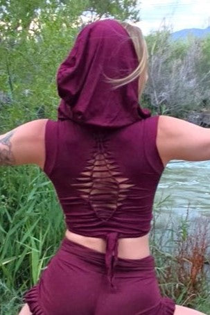 Burgundy Ninja Wrap Vest