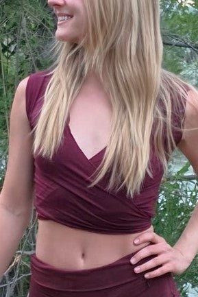Burgundy Ninja Wrap Vest