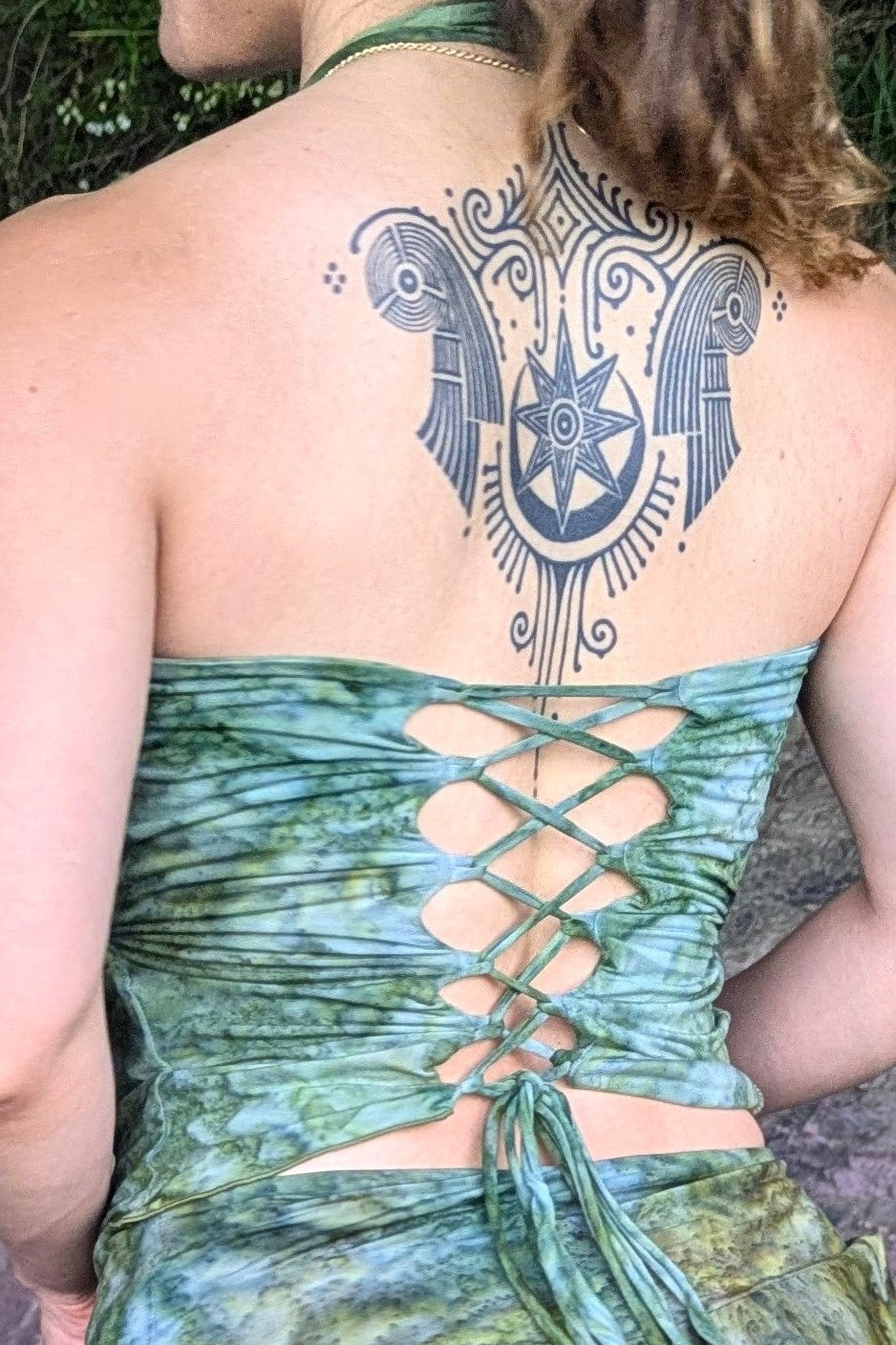 Emerald Corset Halter