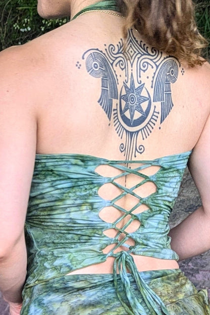 Emerald Corset Halter
