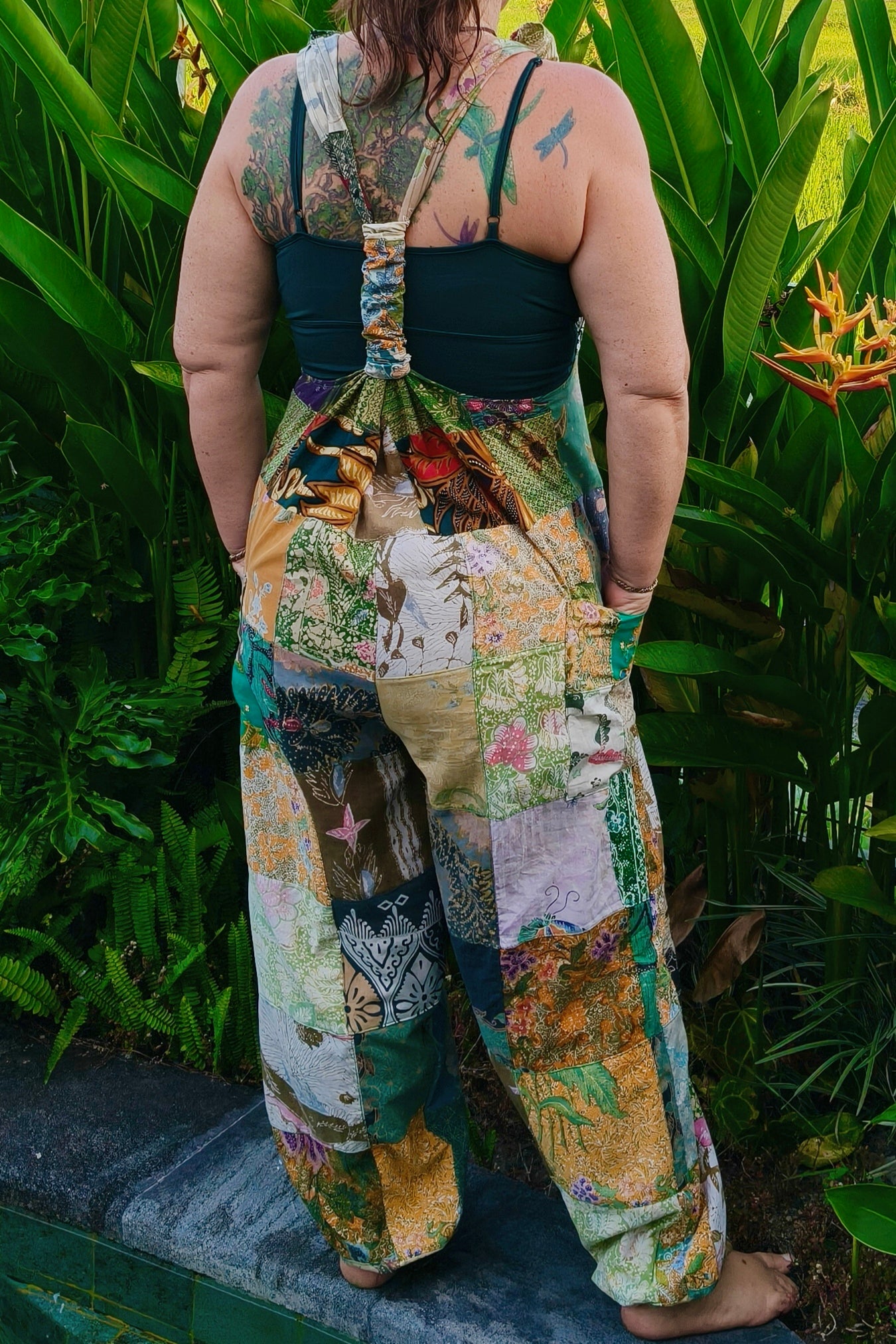 Baggy Patchwork Jumpsuit