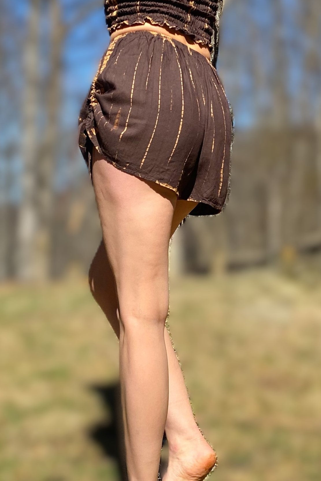 Mocha Latte Baggy Shorts