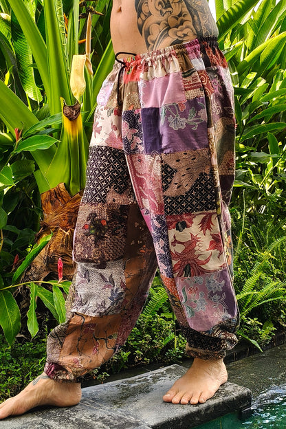 Cotton Bali Patchwork Joggers