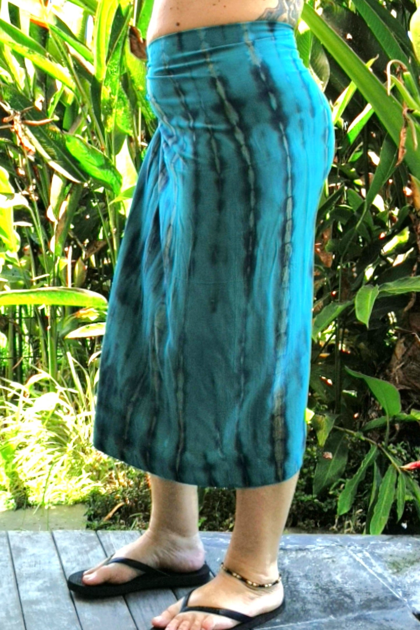 Teal Tie Dye Sarong