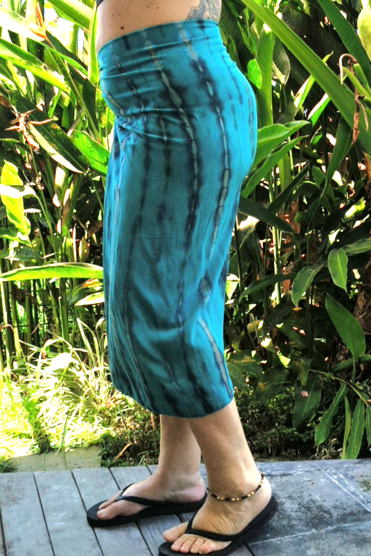 Teal Tie Dye Sarong