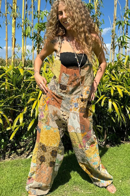 Baggy Patchwork Jumpsuit
