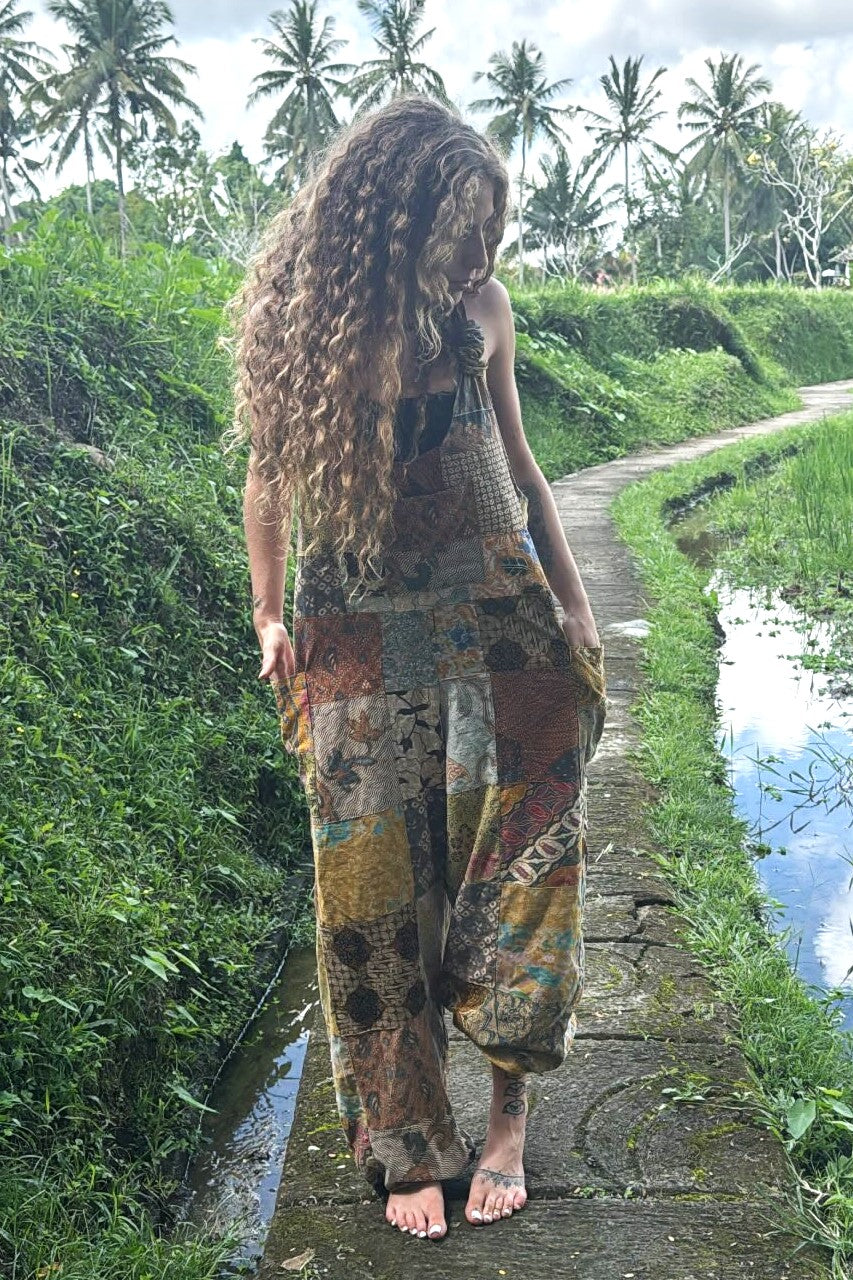 Baggy Patchwork Jumpsuit