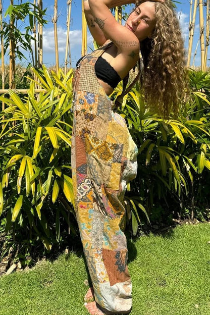 Baggy Patchwork Jumpsuit
