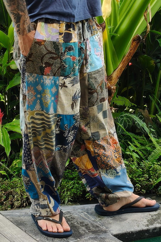 Cotton Bali Patchwork Joggers