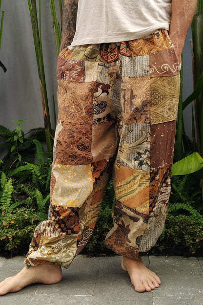 Cotton Bali Patchwork Joggers