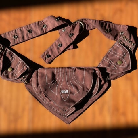 5 Pocket Belt in Chocolate