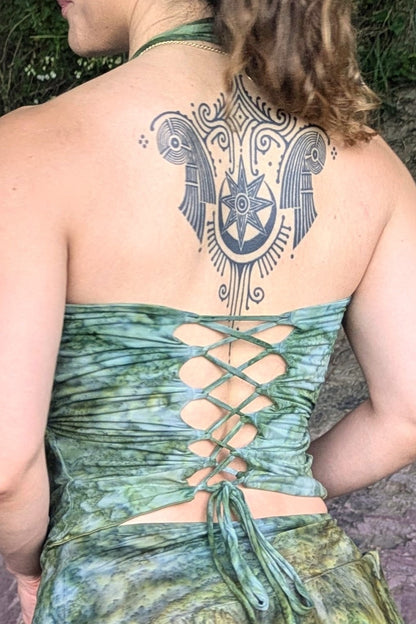 Emerald Corset Halter