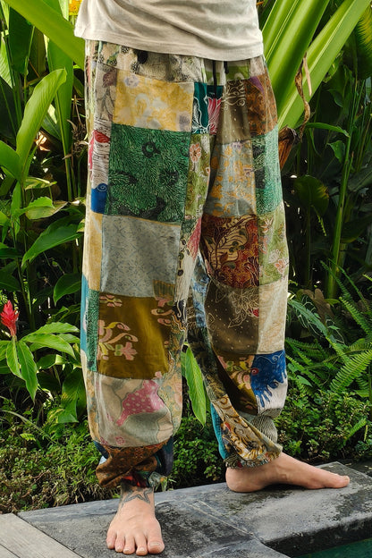 Cotton Bali Patchwork Joggers