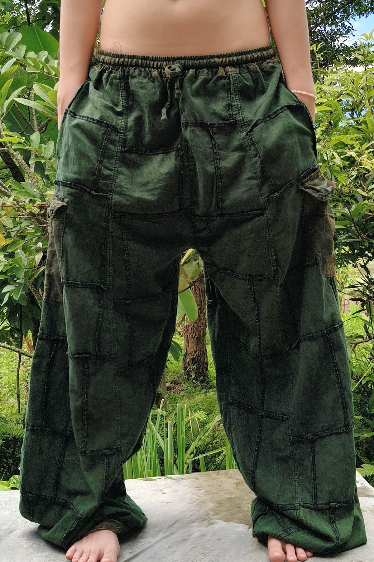 Green Cargo Joggers