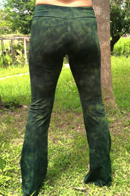 Green Haze Flared Pants