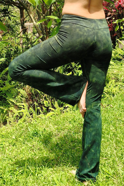 Green Haze Flared Pants