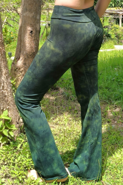 Green Haze Flared Pants