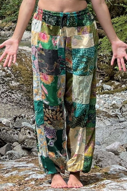 Cotton Bali Patchwork Joggers