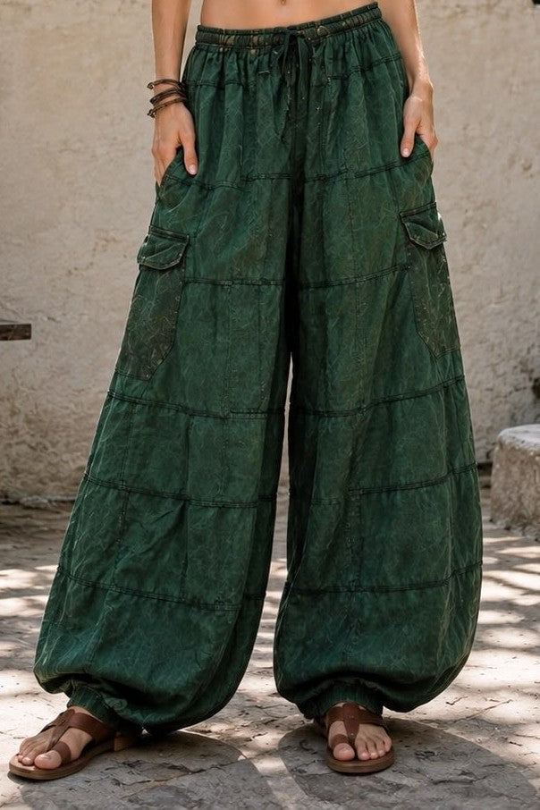 Green Cargo Joggers