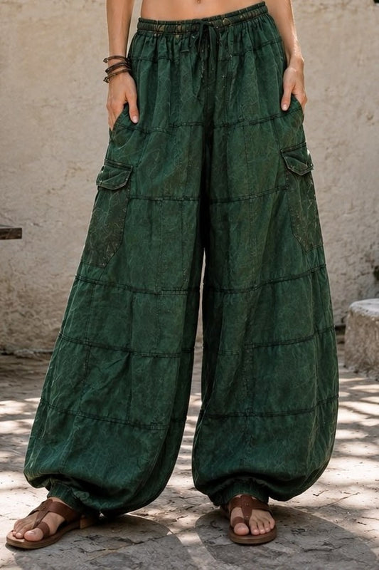 Green Cargo Joggers
