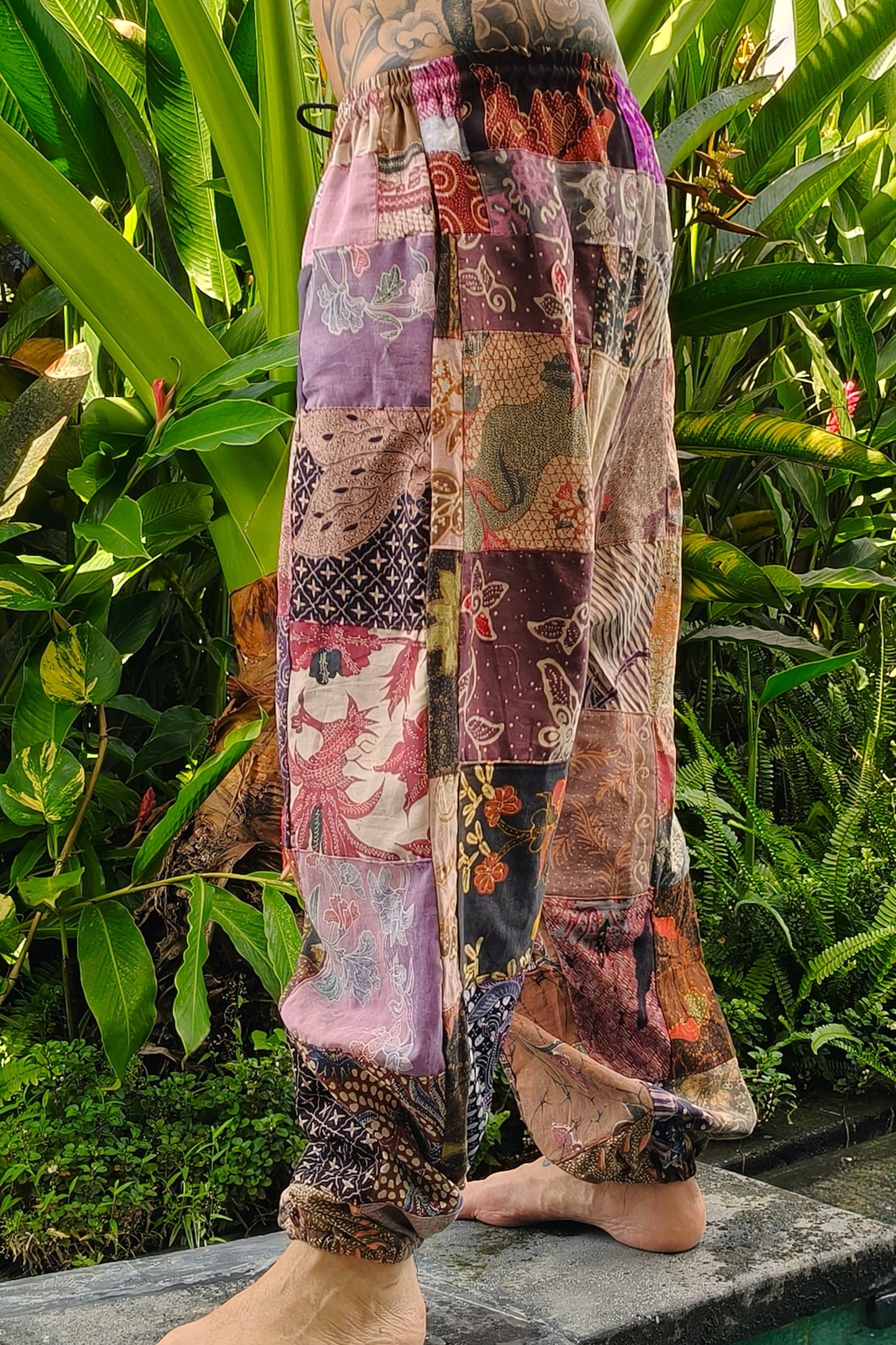 Cotton Bali Patchwork Joggers
