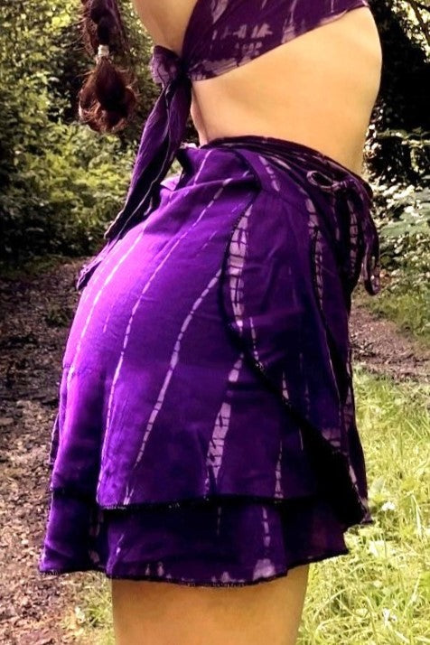 Purple Passion Wrap Skirt