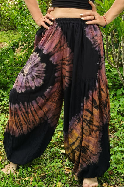 Purple Swirl Harem Pants