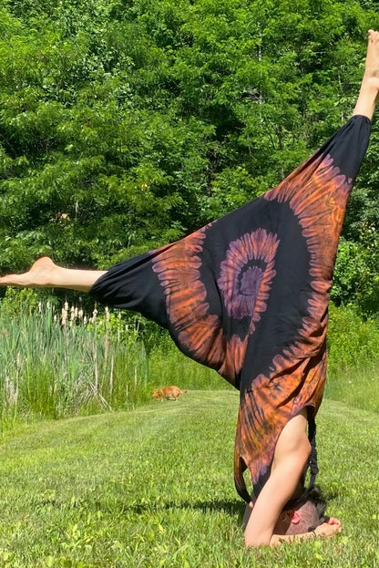 Purple Orange Swirl Jumpsuit
