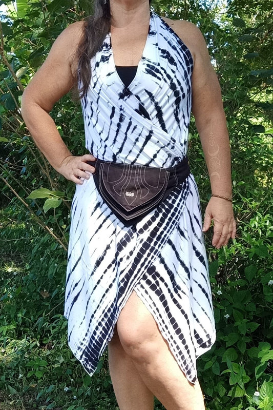 Wrap Dress/Backless Vest in Tao