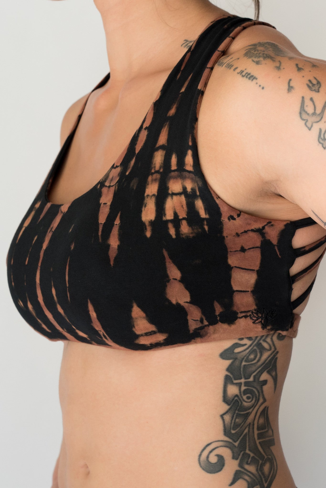 Fire Tie Dye Baru Sports Bra